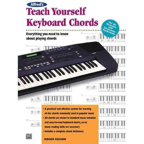 Alfred's Teach Yourself Keyboard Chords Book