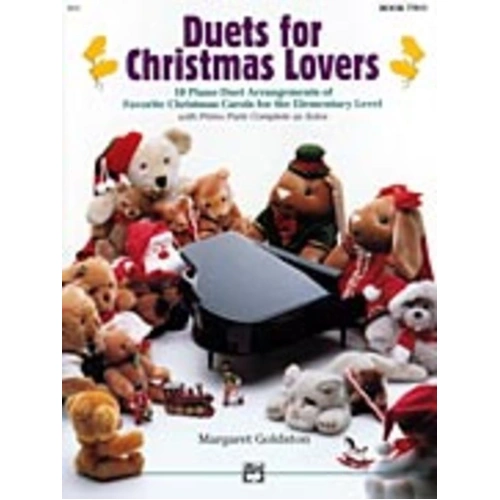 Duets for Christmas Lovers Book 2 for Piano, Arranged by Margaret Goldston, 24 Pages, Grades 3-5, Edward B. Marks Music Company