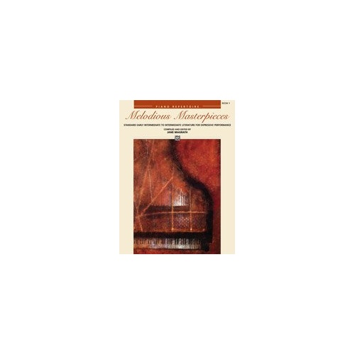 Melodious Masterpieces Book 1 for Piano by Alfred Music, 64 Pages