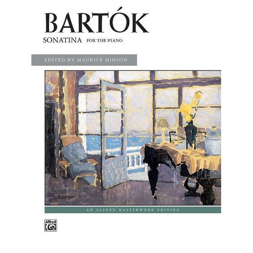 Bela Bartok - Sonatina for Piano, Alfred Masterwork Edition, 12 Pages, Includes Fingering Suggestions