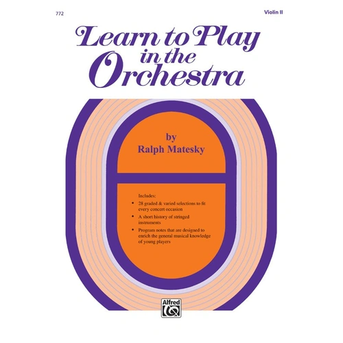 Learn to Play in the Orchestra Book 1 for Violin 2 by Ralph Matesky