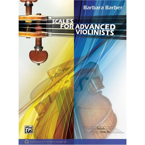 Scales for Advanced Violinists by Barbara Barber - Technical Source Book for Violinists