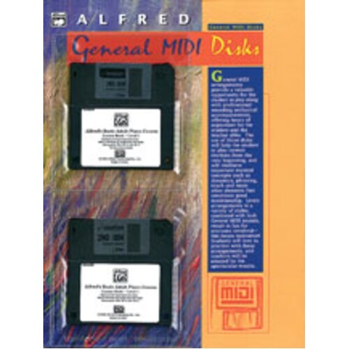 Alfred's Basic Adult Piano Lesson Level 1 Midi Smf Book
