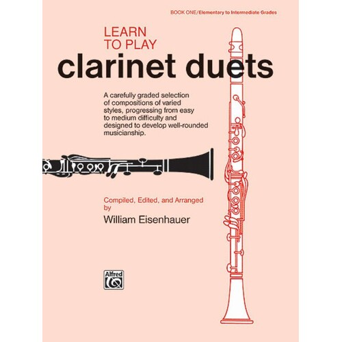 Learn To Play Clarinet Duets (Softcover Book)