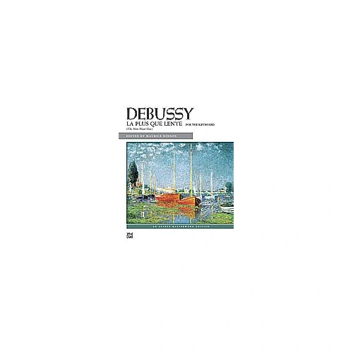 Debussy - La Plus Que Lente for Piano, Alfred Music, 8 Pages, G-flat Major