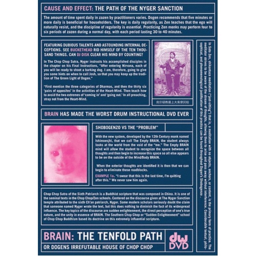 Brain Has Made The Worst Drum Instruction DVD Book