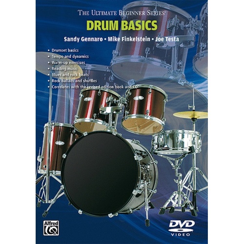 Ultimate Beginner Drum Basics DVD Book