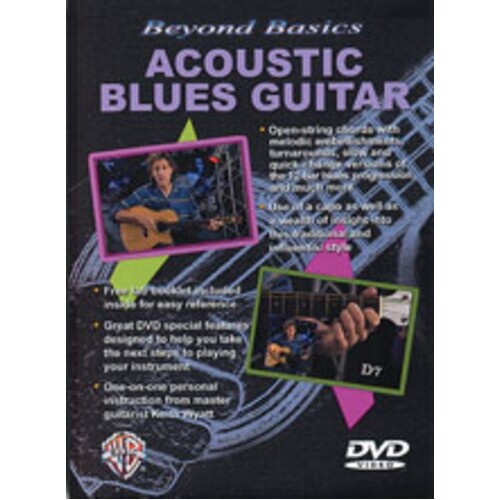 Beyond Basics Acoustic Blues Guitar DVD Book