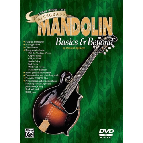 UBS Bluegrass Mandolin Basics And Beyond DVD Book