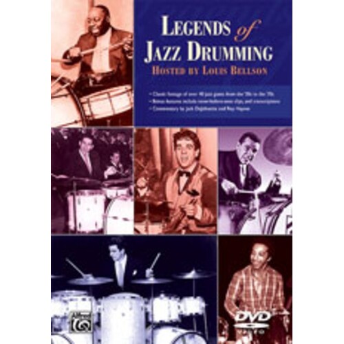 Legends Of Jazz Drumming DVD Book