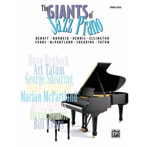Giants of Jazz Piano Folio by Alfred Music, 160 Pages, Features Arrangements by Jazz Legends