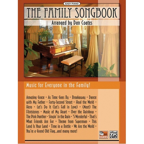 Family Songbook Arr Coates Easy Piano Book