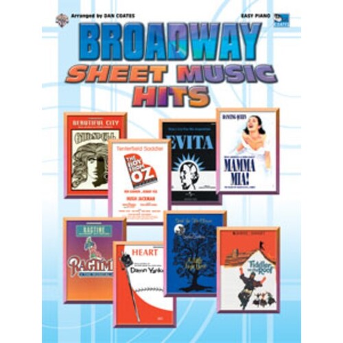 Broadway Sheet Music Hits Arr Coates Easy Piano Book