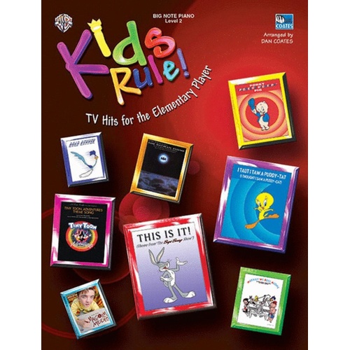 Kids Rule Tv Hits Book 1 Arr Coates