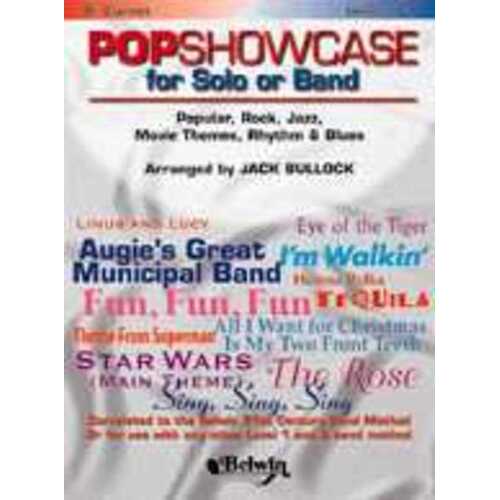 Pop Showcase Solo Or Band B Flat Clarinet Book