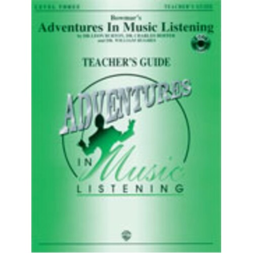 Adventures In Music Listening Lev 3 Teacher Book/CD Book