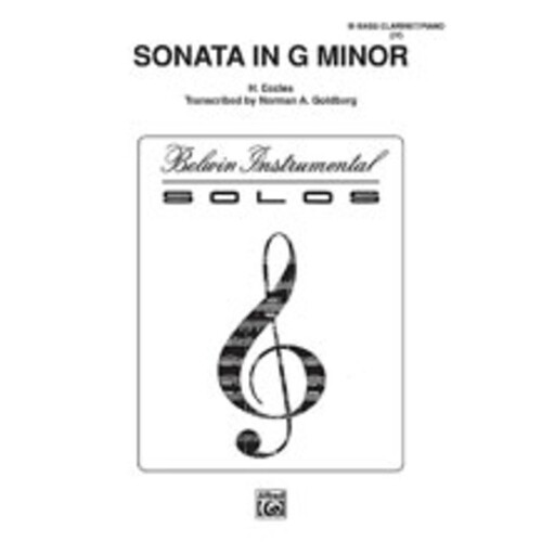 Sonata G Min Arr Goldberg Bass Clarinet Solo Book