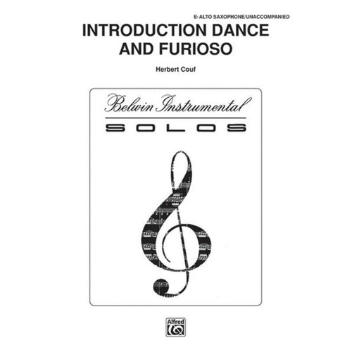 Introduction Dance and Furioso Alto Sax Solo - Belwin Instrumental Solos, 6 Pages