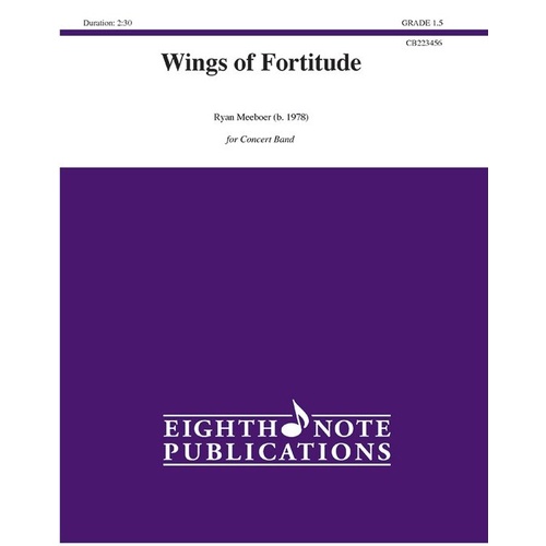 Meeboer - Wings of Fortitude CB1.5 SC/PTS for Band - Score and Parts