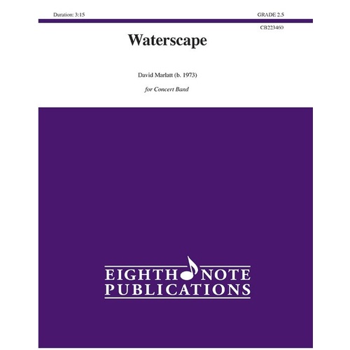 Marlatt - Waterscape Score and Parts for Band