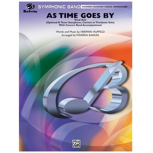 As Time Goes By for Vocal Solo and Concert Band CB5 SC/PTS