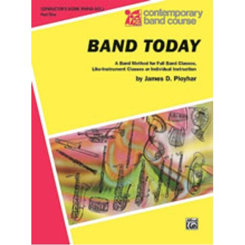 Band Today Cond Score Piano Acc Pt 1 Book