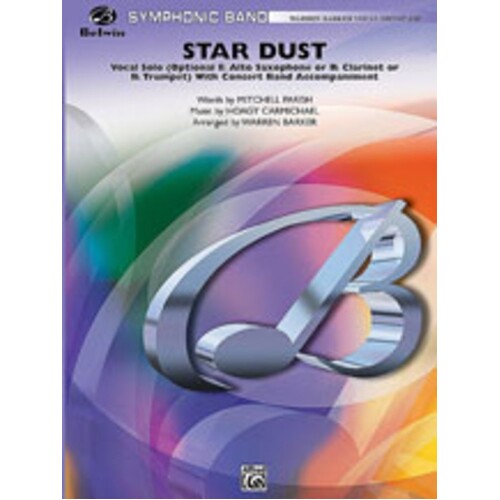 Star Dust  Concert Band  Warren Barker Vocal Showcase