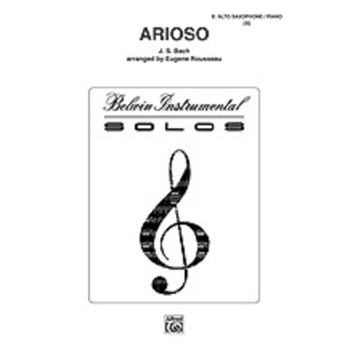 Arioso Alto Sax/Piano Arr Rousseau Book