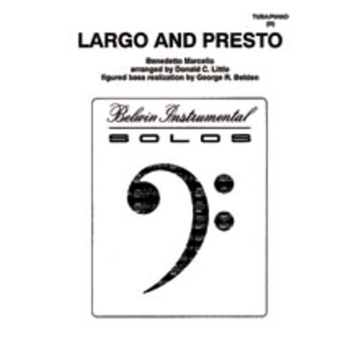 Largo And Presto Arr Little Tuba Solo Book