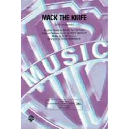 Mack The Knife SATB Arr Robinson