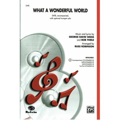 What A Wonderful World SATB Arrangement by Robinson