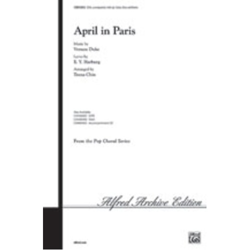 April In Paris SSAA Arr Chinn