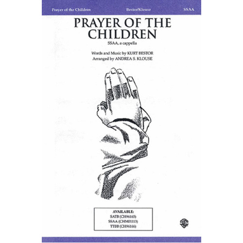Prayer Of The Children SSAA Arr Klouse