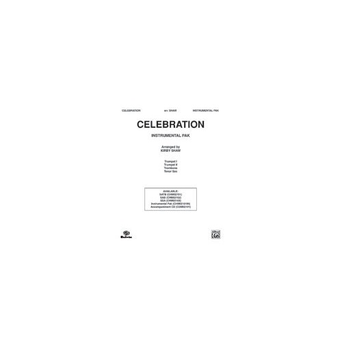 Celebration Instrumental Parts - Alfred Pop Choral Series