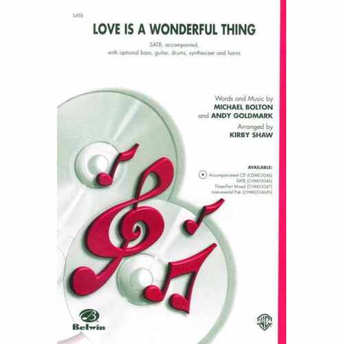 Love Is A Wonderful Thing SATB Arr Shaw
