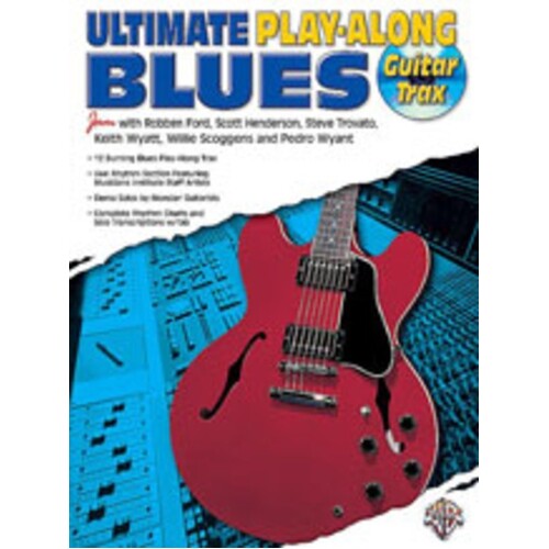 Ultimate Play Along Blues Guitar Book/CD Book