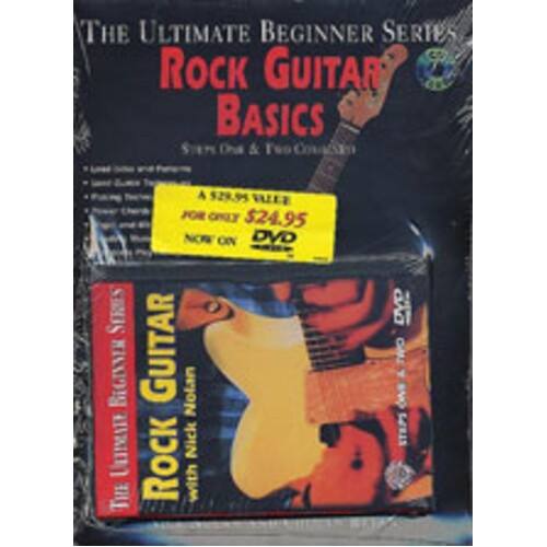Ultimate Beginner Rock Guitar Mega Pack DVD Book