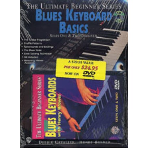 Ultimate Beginner Blues Keyboard Mega Pack DVD Book