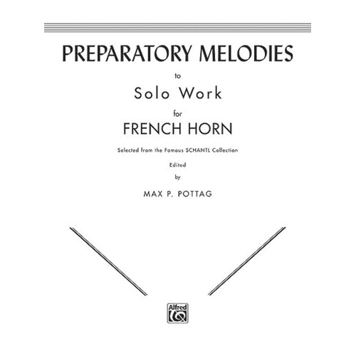 Preparatory Melodies to Solo Works for French Horn by Alfred Music, 40 Pages
