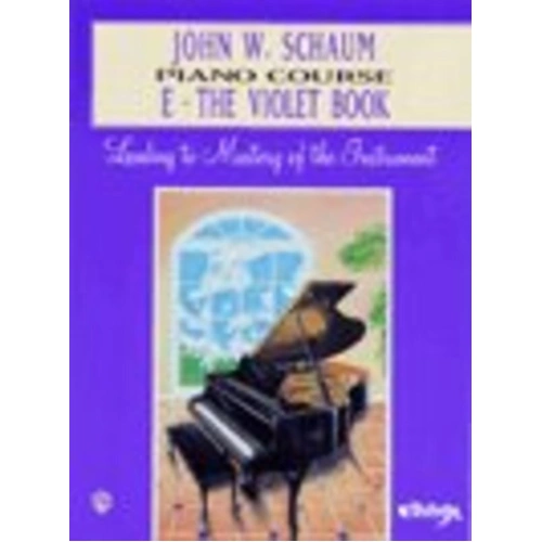 John W. Schaum Piano Course E - Violet Book, 48 Pages, Alfred Music
