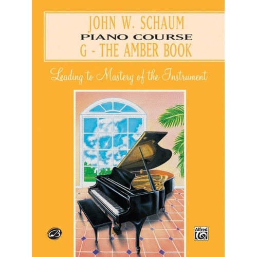 John W. Schaum Piano Course G - The Amber Book, 48 Pages, Alfred Music