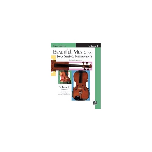 Beautiful Music for Two String Instruments Vol 2 Violin by Samuel Applebaum