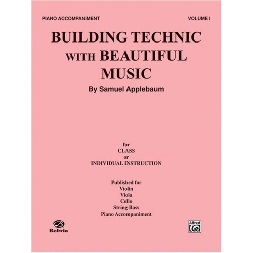 Building Technique With Beautiful Music Book 1 Acc