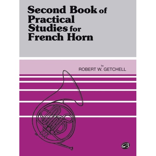 Getchell Second Book of Practical Studies for French Horn, 32 Pages, Alfred Music