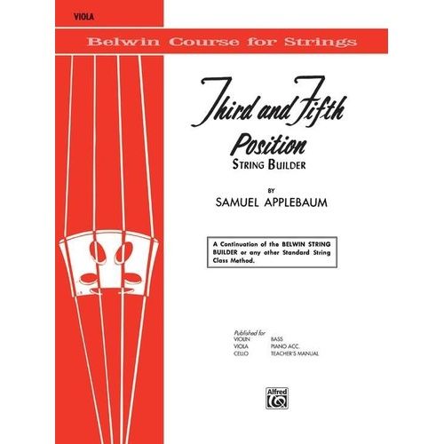 3rd and 5th Position String Builder for Viola