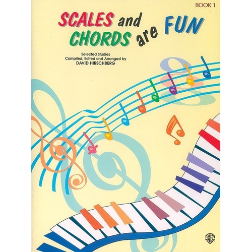 Scales and Chords Are Fun Book 1 for Piano - 48 Pages, Includes Major Scales and Arpeggios, Alfred Music