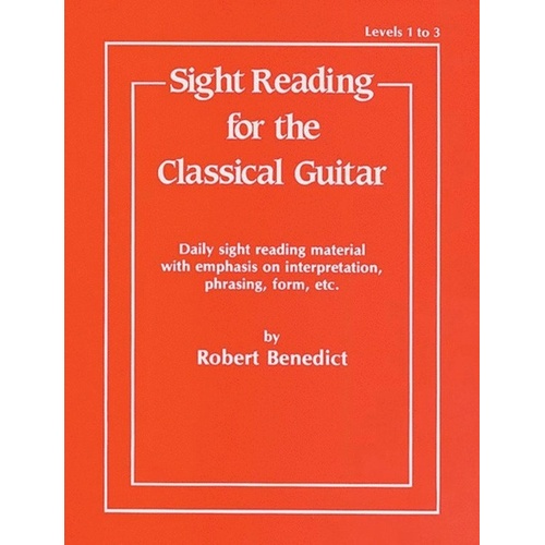Sight Reading for Classical Guitar Level 1 to 3