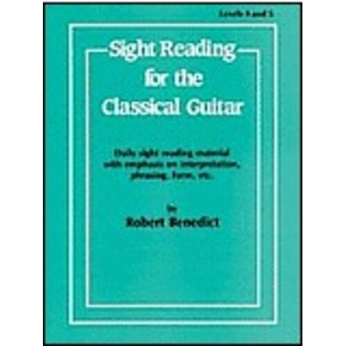 Sight Reading For Classical Guitar Level 4 And 5 (Softcover Book)
