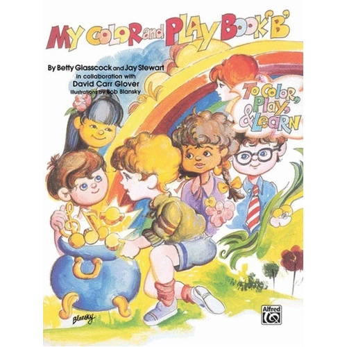 My Colour and Play Book B - Piano, 32 Pages, Alfred Music, Music Readiness Series