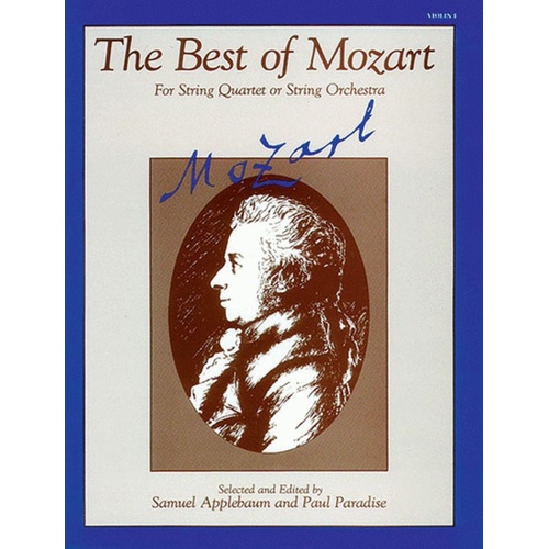 Best Of Mozart For String Quartet Violin 1 Book
